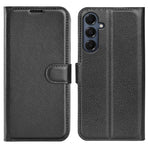 Compatible with Samsung Galaxy A17 5G Case Black Horizontal Flip Stand Cover