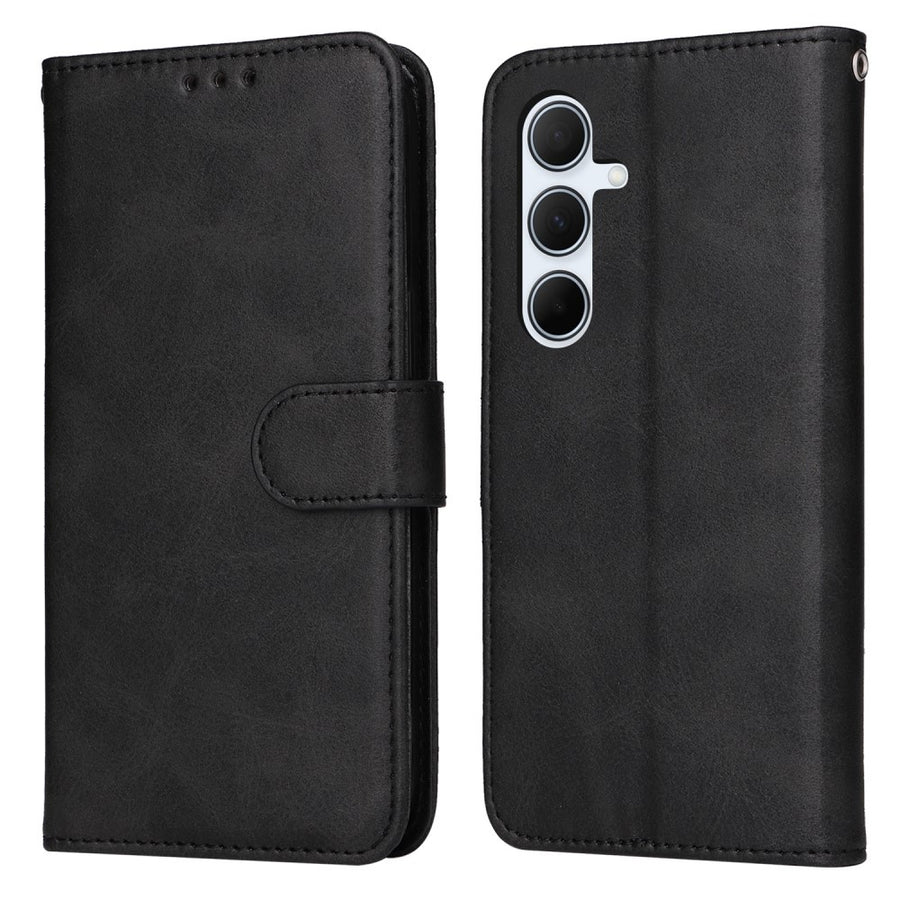 Compatible with Samsung A56 5G Wallet Case PU Leather Cover Samsung Multiple Colors Black Black Max