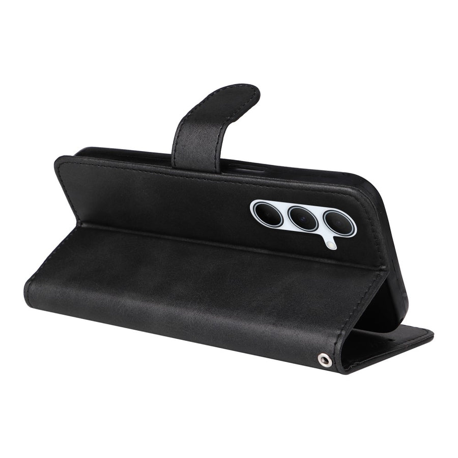 Compatible with Samsung A56 5G Wallet Case PU Leather Cover Samsung Multiple Colors Black Black Max