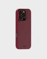 holdit iPhone 16 Pro Max Mobile Case Silicone Red Velvet_max - Front View