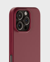 holdit iPhone 16 Pro Max Mobile Case Silicone Red Velvet_max - Top-Down View