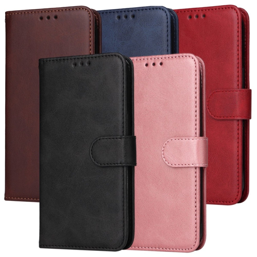 Compatible with Samsung S25 Ultra PU Leather Wallet Case Blue Samsung Multiple Colors