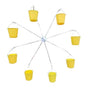 Bird Feeder Carousel Toy With Water Bottle and Food Dish