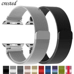 Compatible with Apple Watch Band Milanese Loop Series 9 8 7 6 SE 5 3 Ultra 2 Sizes 38mm 40mm 41mm 42mm 44mm 45mm 49mm Black