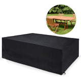 Rectangular Cover Waterproof Cover Outdoor Furniture Cover Waterproof Tarpaulin Oxford Clo - Front View
