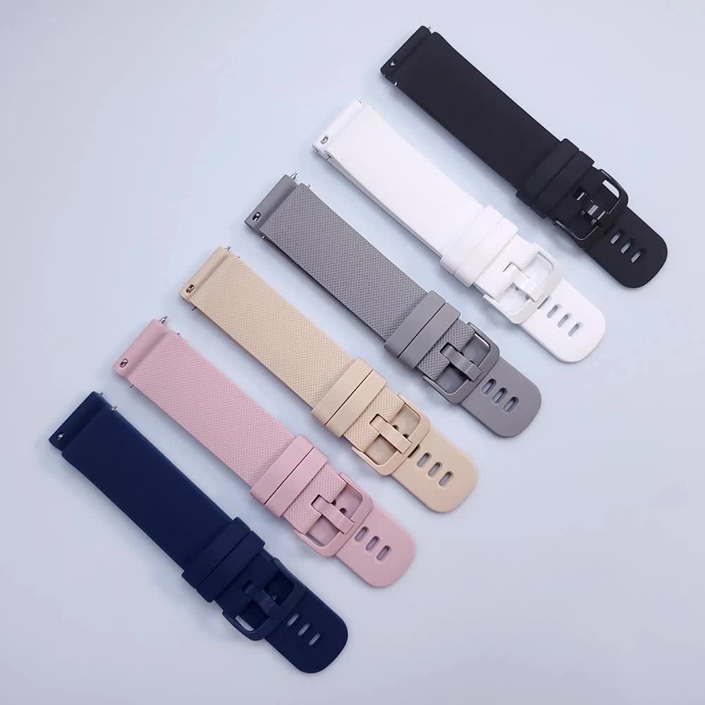20 22mm Silicone Strap for Garmin Venu 3 Band Forerunner 265 255 245 Music Vivoactive 4 Band for Garmin Venu Sq 2 Plus Bracelet Beige 20mm