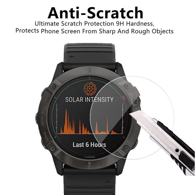 Tempered Glass for Garmin Fenix 7X 7S 7 6X 6S 6 Pro Garmin Fenix 5 5S 5X Plus Screen Protector Film Film Fenix 6S Pro quantity-1pc glass