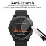 Tempered Glass for Garmin Fenix 7X 7S 7 6X 6S 6 Pro Garmin Fenix 5 5S 5X Plus Screen Protector Film Film Fenix 6S Pro quantity-1pc glass - Front View