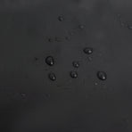 Black Waterproof Mildew Resistant Solid Color Shower Curtain