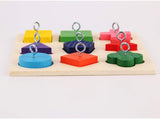 Bird Puzzle Toy Parrot Educational Toys Bird Feeder Wooden Toys B - 45-Degree Angle