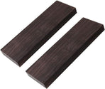 Ebony Wood Blanks 2 pcs High Gloss Fade-Resistant for DIY Musical Instrument Making