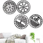 Metallic Viking Wall Art Nordic Compass Decor for Bedroom Living Room