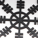 Metallic Viking Wall Art Nordic Compass Decor for Bedroom Living Room