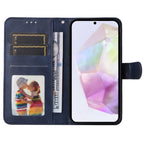 Compatible with Samsung A56 5G PU Leather Wallet Case Blue