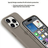 Compatible with Apple iPhone 15 Pro MagSafe Case Black - Front View