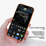 Compatible with iPhone 15 Pro Ultra Thin MagSafe Silicone Case Grey - Top-Down View