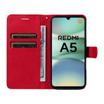 SKALO Xiaomi Redmi A5 4G PU Leather Wallet Case Compatible with Xiaomi Redmi A5