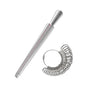Ring Sizer 41-76 Finger Size Gauge Ring Sizer Tool With 3 Measuring Scales (Eu, Us, Uk)