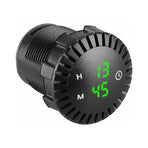 Car LED Clock Touch Clock Waterproof Car Digital Clock 12V/24V Mini LED Digital Clock Mini Motorcycle Clock Diameter