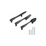 3 Pack Knife Spoon Fork Shape Cabinet Pulls Door Handles Hole Center 3