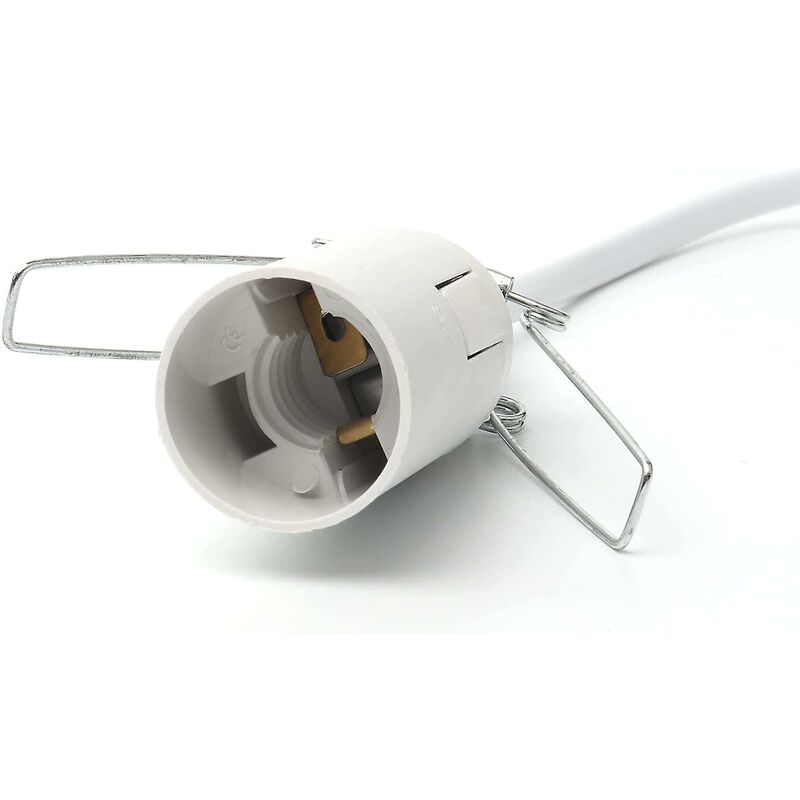 Salt Lamp Cable With Switch - E14-1.8M - Salt Lamp Socket, White