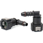 2 pcs Car Fuel Line Connector, Fuel Line Connector, 90 Degree Quick Connector, Plastic 7.89Mm Id6 Connector