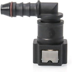 2 pcs Car Fuel Line Connector, Fuel Line Connector, 90 Degree Quick Connector, Plastic 7.89Mm Id6 Connector