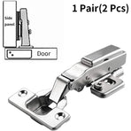 Soft Close Cabinet Hinges 35Mm Cupboard Door Hinge 110 Degree Full Overlay Furniture Hinge With Installation Screws, 1