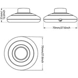 Foot Switch For Light Fixture - Black