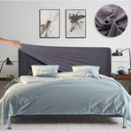 Stretch Headboard Covers Washable Padded Headboard Cover Dustproof Jacquard Protective Cover For Single Double King