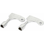 2 pcs Triangle Keys For Elevator Emergency Quick Release For 9Mm Lock