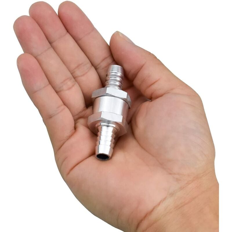 4 pcs Set Non-Return Valves 6/8/10/12Mm, Aluminum Alloy Fuel Valve With Arrow For Petrol Diesel Car Boat Motorcycle