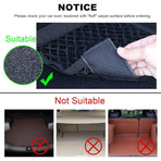 Car Trunk Storage Net, [4 pcs 40X25Cm] Pocket Organizers, Car Storage Net Bag With Elastic Magic Sticker For Car Luggage