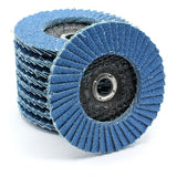 5 pcs 76 X 10Mm Flap Discs - Grit 60 80 120 For 10.8 10 8 12V 12 76 - Accessories For Stainless Steel Wood Grinders And