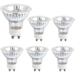 Halogen Bulb Gu10 35W 230V, 380Lm Warm White 2700K, Dimmable Halogen Spot Bulb, For Cabinet Light, Display Lights, Pack