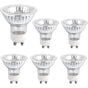 Halogen Bulb Gu10 35W 230V, 380Lm Warm White 2700K, Dimmable Halogen Spot Bulb, For Cabinet Light, Display Lights, Pack