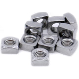 Square Nut M8 (8Mm) (Chamfered) – Stainless Steel (A2) (Pack Of 20)