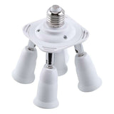 5 In 1 E27 Socket Splitter Adapter Socket Splitter Adapter Socket Converter Holder For E27 LED Bulbs - Side View