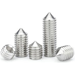 M6 Conical Grub Screws Stainless Steel Hexagon Grub Screws Allen Fasteners Point Screws M6×20Mm,20 pcs