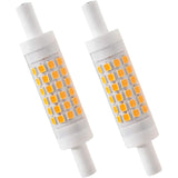 R7S LED 78Mm Dimmable Warm White 2700K 5W J78 LED Lamp 450Lm Replaces 50W Halogen Lamp Illuminant 230V 83 Ra, Pack Of 2