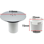 Shower Drain, 90Mm/115Mm Shower Drain, Replacement Trap Cover, Universal Shower Drain Cover, Chrome Shower Plug Cover,