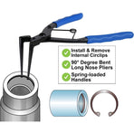 Circlip Pliers Cylinder Ring Pliers Remove Internal Rings Bending Pliers For Trucks, Cars, Motorcycles