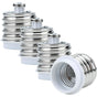 4X Lamp Socket Adapter E40 To E27 In White - 4 pcs Set Reformatting Converters For Lamp Sockets For Incandescent, LED,