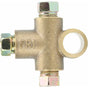 Brake Line Tee Pipe Connector T Shape 3 Way Adapter With 3 Male Nuts Short Union M10 3/16 Inch 10Mm Hose+3 Way Brake