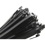 Cable Tie 200 X 2.5 Mm, Cable Tie, Rilsan Nylon Cable Ties, Cable Ties 200 Mm, Black, Pack Of 1000 Pieces.