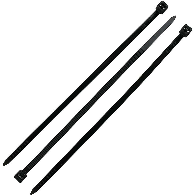 Cable Tie 200 X 2.5 Mm, Cable Tie, Rilsan Nylon Cable Ties, Cable Ties 200 Mm, Black, Pack Of 1000 Pieces.