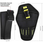 Tool Belt, Tool Holster Belt With Adjustable Belt And Open Loops For Storing Tools And Drill
