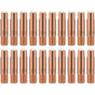 Mig Contact Nozzle, Welding Contact Tips, 20 pcs Copper Contact Tip For 15Ak Mig Welding Torch Consumables(0.8)