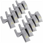 10 pcs LED Hinge Sensor Light For Cupboard Wardrobe Kitchen Night Lamp Wardrobe Cabinet Night Light