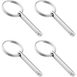 4 pcs Quick Release Ball Pins, 316 Stainless Steel 6.3Mm Diameter Quick Release Pins With Spring Loaded Ball End